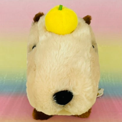 Nohohon Kapibara the Capybara - Fawn with Fruit on Head - Medium