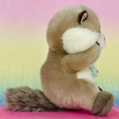 Uki Uki Rakko Kirakira The Sea Otter - Taupe with Sea Shell - Small
